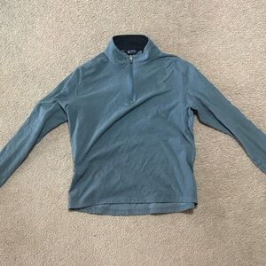 Men's Blue Quarter-Zip Sweater L